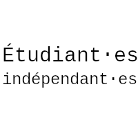 Étudiant⋅es indépendant⋅es
